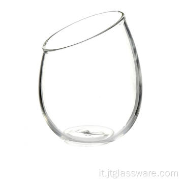 tazza di vetro di whisky di glencairn shot di borosilicato